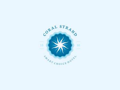 Coral Strand brand branding hotel logo logo design logotype smart