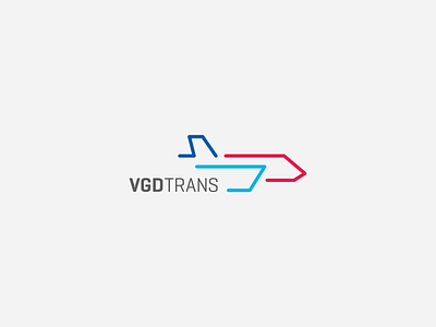 VGD trans brand branding design logistics logo logo design logotype sign
