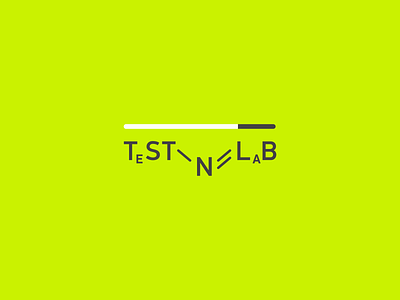 TestNlab branding chemical design laboratory logo logo design logotype sign