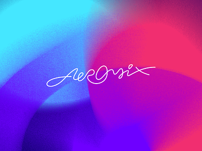 Aeromix airbrush brand branding design lettering logo logo design logotype sign studio