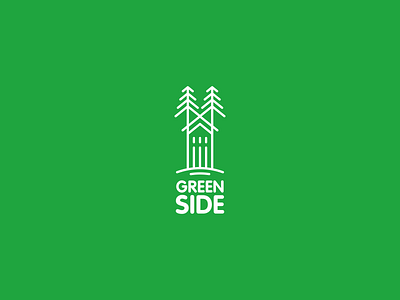 Green Side brand branding design forrest green logo logo design logotype side sign tree