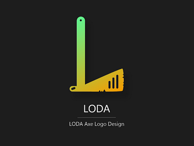 Loda axe - logo design brand branding design logo logo design xd