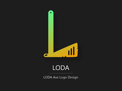 Loda axe - logo design