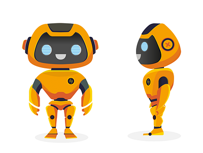 Robo Mascot design drawing illustration mascot