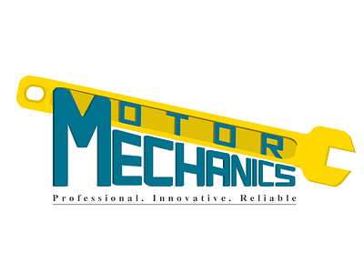 A Motor Mechanics Logo engineering graphic design logo design mechanics