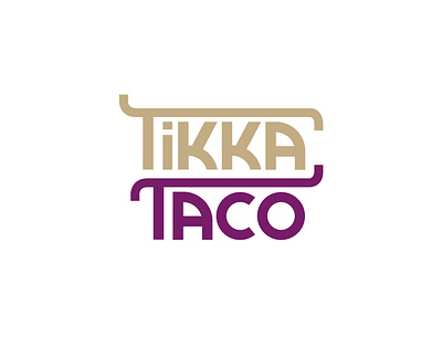 Tikka Taco | Logo for a restaurant branding fast food india indian food logo mexico restaurant typography