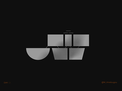 Arabic letters- Sheen شين design gradient graphic design icon illustration minimal typography vector