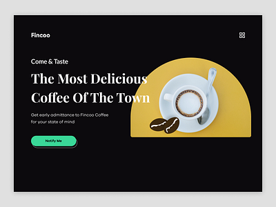 Coffee Shop Challenge coffeeshop dark ui figmadesign landingpage ui website