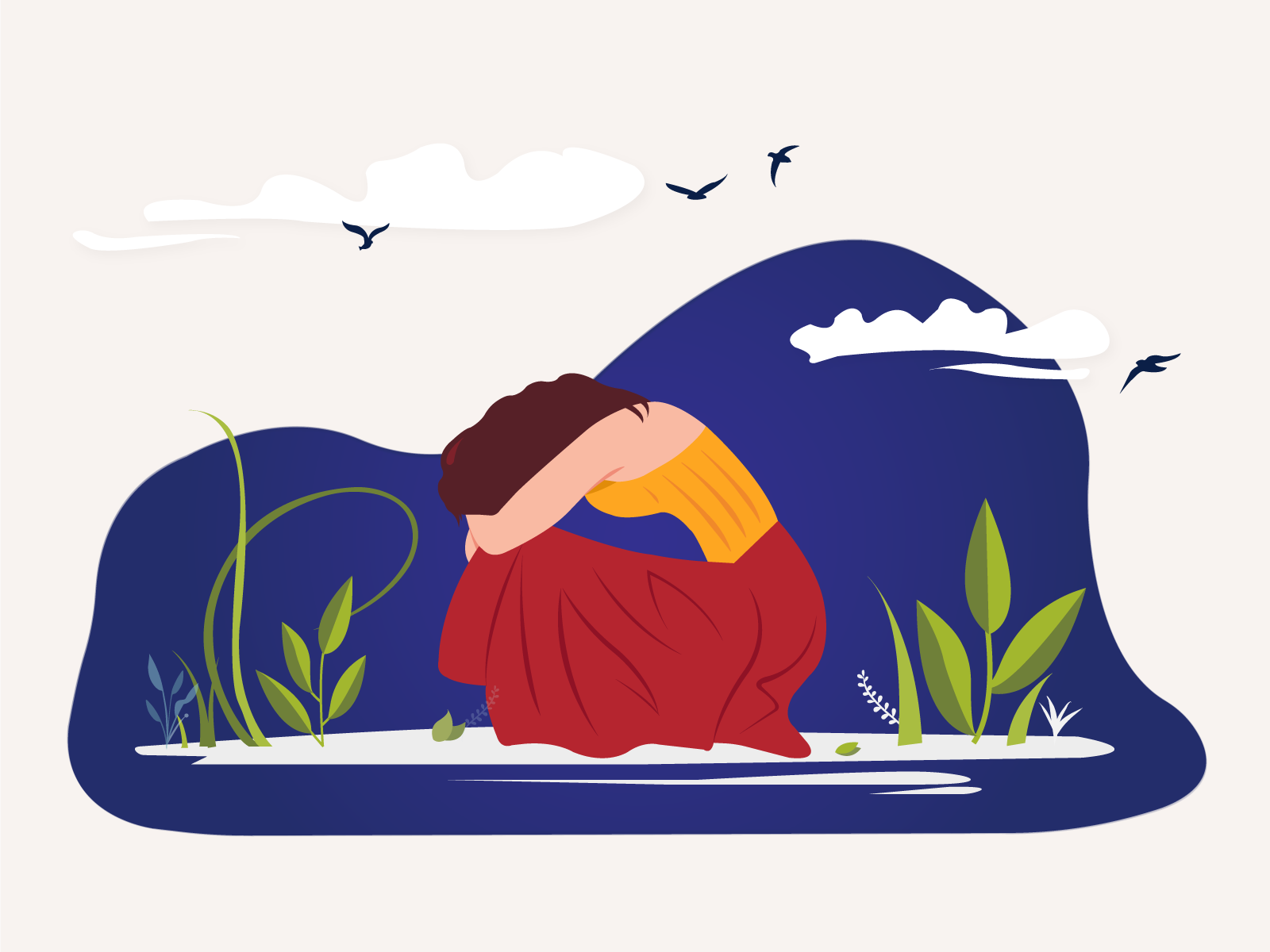 no-one-is-alone-by-bhavika-sharma-on-dribbble