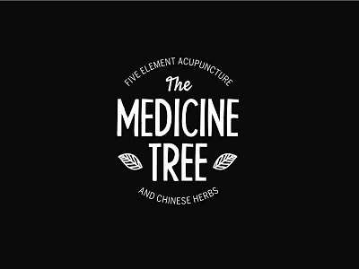 The Medicine Tree Acupuncture Logo acupuncture logo nature tree