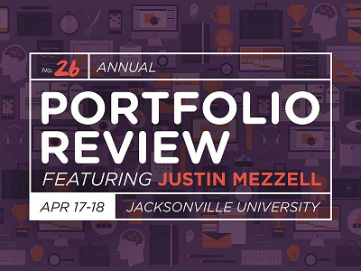 AIGA Jax Portfolio Review Graphics