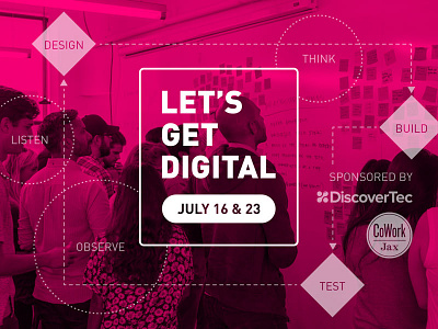 Let's Get Digital Event Identity aiga branding design thinking digital event identity visual design workshop