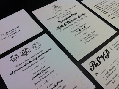 Classic Wedding Invitations classic debossing invitations print wedding