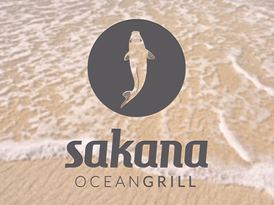 Sakana Identity Redesign asian brand branding circle fish identity logo ocean restaurant
