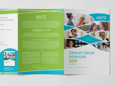2020 ASCO Highlights brochure brochure brochure design trifold brochure