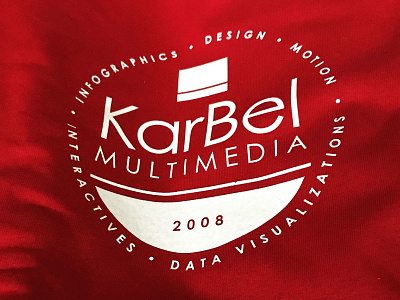 Our new red t-shirt! graphic design karbel multimedia t shirt design