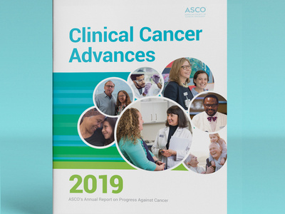 2019 Clinical Cancer Advances report annual report annual report design brochure design design graphic design report design