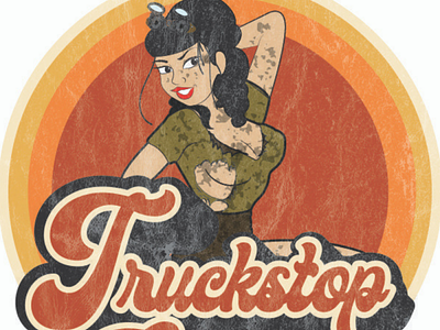 Truckstop Betties Band T-Shirt Design design handlettering illustration typography