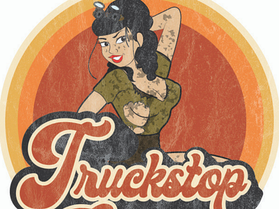 Truckstop Betties Band T-Shirt Design