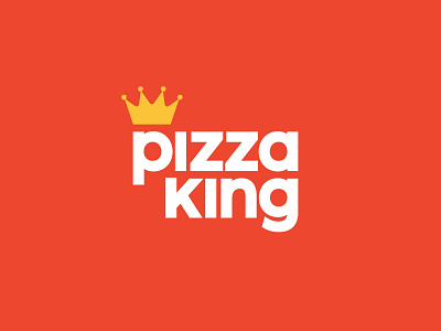 Pizza King Logo Designs Themes Templates And Downloadable Graphic Elements On Dribbble