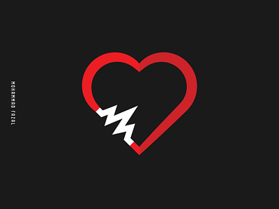 Heart Mark for Northstar AED aed branding design flat heart heart beat heart icon heart logo heart rate icon identity logo mark minimal northstar symbol vector