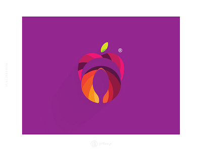 Color Spectrum Symbol apple branding color spectrum colors design flat icon identity illustration kitchen logo mark minimal oranges spectrum spectrum logo spectrum symbol symbol vector