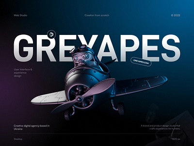 GreyApes 3d animation behance branding design graphic design motion graphics trends ui ux web
