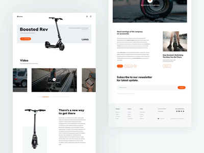 Boosted Board adobe behance design illustration logo tags ui uidesignpatterns ux web