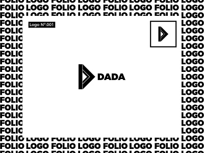 Dada Logo app art branding design illustration illustrator logo minimal type typography