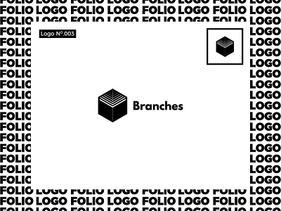 Logo Branches app art branding design illustration illustrator logo minimal type typography