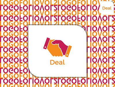 Deal Logo app art background branding design illustration illustrator logo minimal type typography