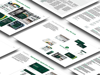 Brand Guidelines brand branding green grid guidelines guides identity super graphic technology