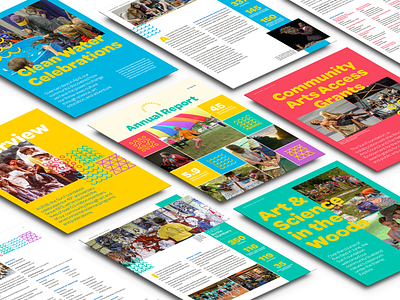 Annual Report annual report branding color environment identity nature non-profit nonprofit print science typography