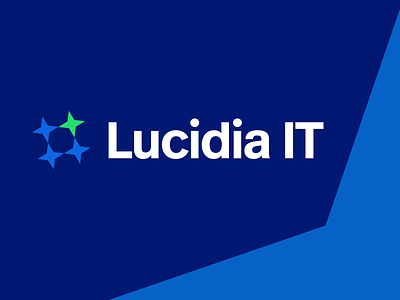Lucidia IT branding constellation consulting icon identity logo logomark star technology