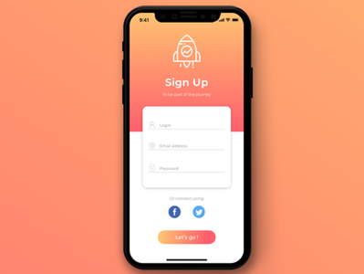 Daily UI #001 Sign UP