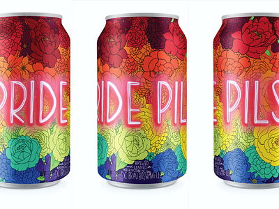 Pride Celebration beer can design beer can design design contest lgbtqdesign pride design