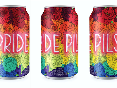 Pride Celebration beer can design