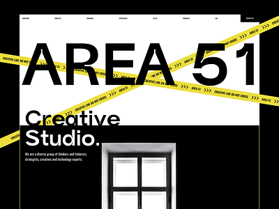 Area 51- Creative Studio Landing Page