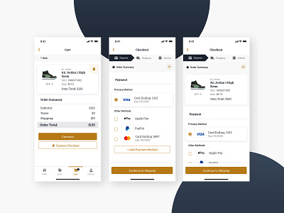 Sneaker Flash Sale - Checkout design e commerce design ecommerce design mobile app design product design shoes shoes app sneakers ui