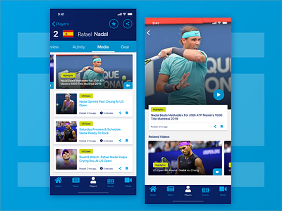 ATP App - Media Section (New Iteration)