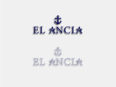 El Ancla blue logo restaraunt