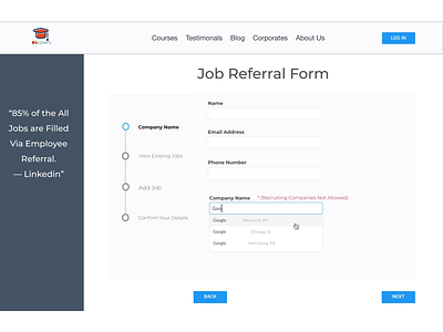 Job Referral Form