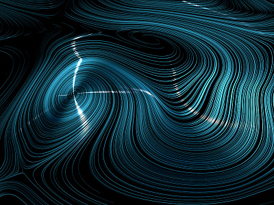 Flat Curl Flow c4d turbulence x-partiles