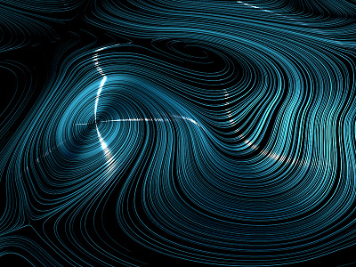 Flat Curl Flow c4d turbulence x partiles