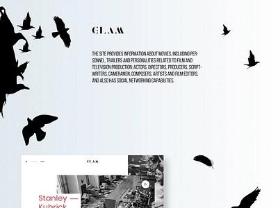 GLAM - CINEMA SERVICE app app branding behance branding creative design design dribbble graphic illustration interface interface design logo ui ui ux design userexperience ux web web design webdesign website