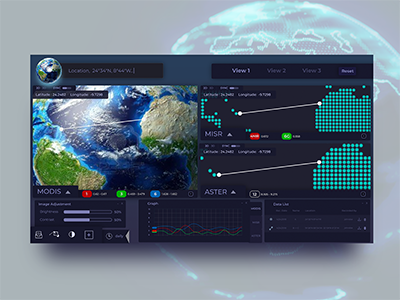 NASA Project UI/UX Design (Dribbble Debut) data science data visualization debut design uiux