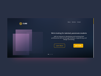 Cube Consulting Firm Web Design design uiux webdesign