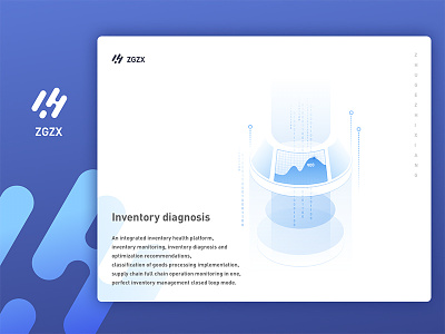 ZGZX project's official website illustration design big data illustration ui web