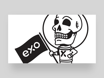 Meet Skully astronaut branding character design illustraion logo mascot skeleton skull space spaceman typography vector