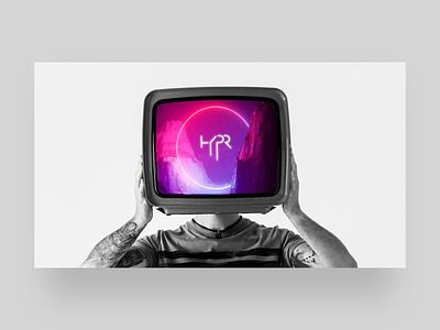 HYPR Brand branding concept identity illustration logo mockup photography